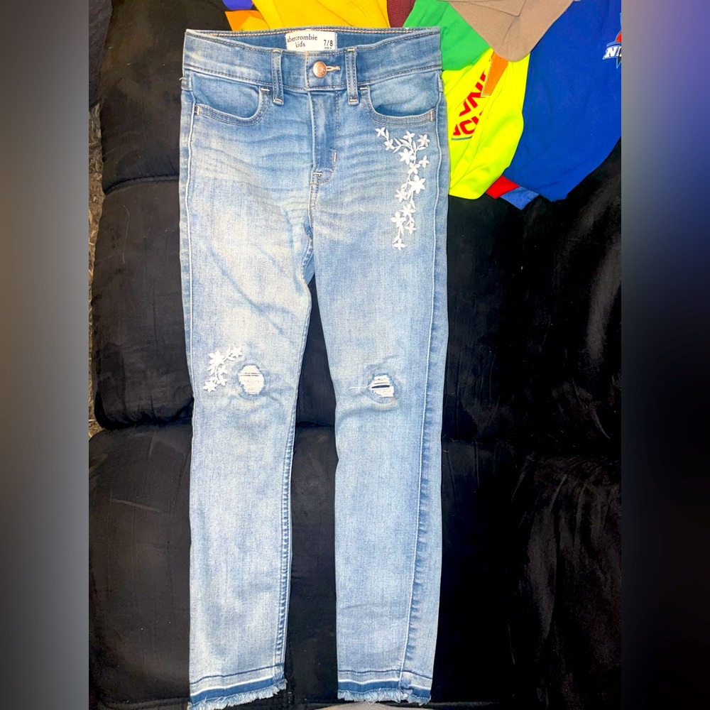 Abercrombie kids girls jeans 7/8